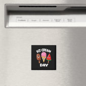 Ice Cream Day Summer Party Ice Cream Maker Kinder Magneet (Insitu (Vaatwasser))