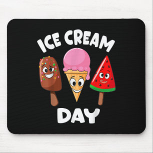 Ice Cream Day Summer Party Ice Cream Maker Kinder Muismat