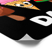 Ice Cream Day Summer Party Ice Cream Maker Kinder  Poster (Hoek)