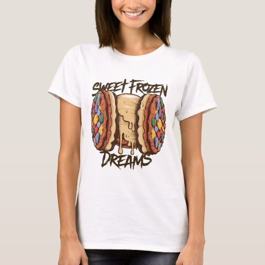 Ice Cream Day Sweet Frozen T-shirt (Voorkant)