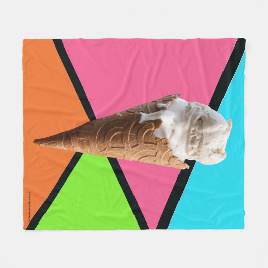 Ice Cream deken (Voorkant (Horizontaal))