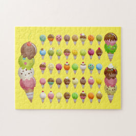 Ice Cream Delight Yummy Sweets Legpuzzel