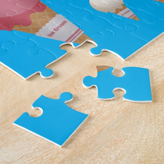 Ice Cream Delight Yummy Sweets Legpuzzel (Zijkant)