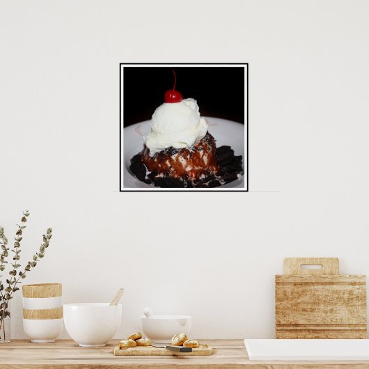 Ice Cream Desert Poster (Keuken)