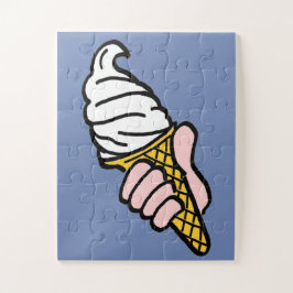 Ice Cream Design met Ice Cream Cone of Cornet Legpuzzel
