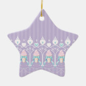 Ice Cream Dream - Lavender Keramisch Ornament (Voorkant)