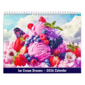 Ice Cream Dreams – 2026 Calendar Kalender (Hoes)