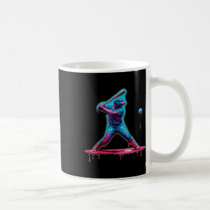 Ice Cream Drip Baseball Bat Baseball Player Koffiemok