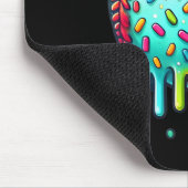 Ice Cream Drip Baseball Stuff Baseball Drip voor B Muismat (Hoek)