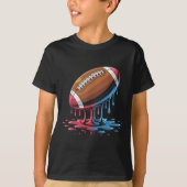 Ice Cream Drip Football  T-shirt (Voorkant)