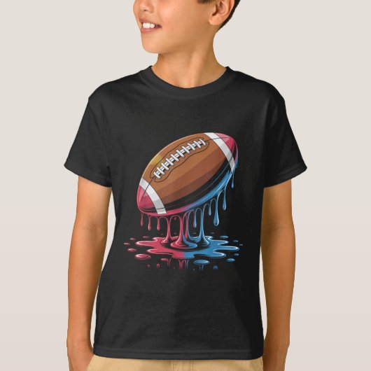 Ice Cream Drip Football  T-shirt (Voorkant)