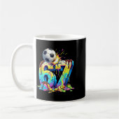 Ice Cream Drip Soccer 67 Six Seven Funny Gen Alpha Koffiemok (Links)