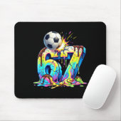 Ice Cream Drip Soccer 67 Six Seven Funny Gen Alpha Muismat (Met muis)