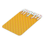 Ice Cream Drip Waffle Cone with Sprinkles Magneet (Linkerzijde)