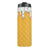 Ice Cream Drip Waffle Cone with Sprinkles Thermosbeker (Voorkant)