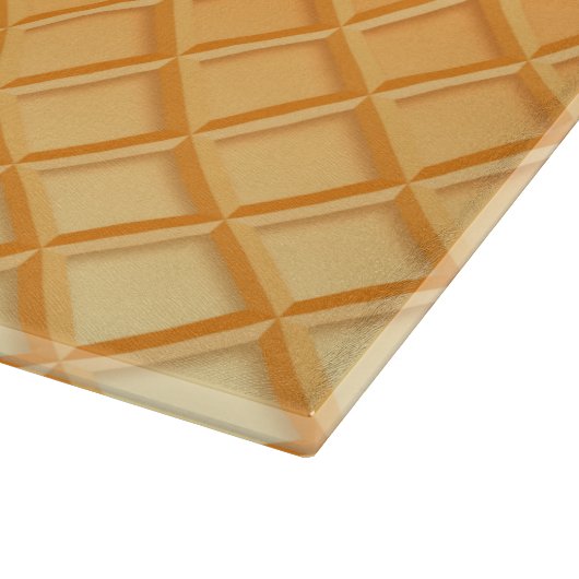 Ice Cream Drip Waffle Roze met sprinken Snijplank (Hoek)