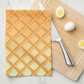 Ice Cream Drip Waffle Roze met sprinken Theedoek (Quarter Fold)