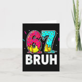 Ice Cream Dripng Softball Drip Fun 6 7 Six Seven M Kaart (Voorkant)