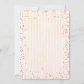 Ice Cream Dripping Diamonds Stripe Verjaardag Kaart (Achterkant)