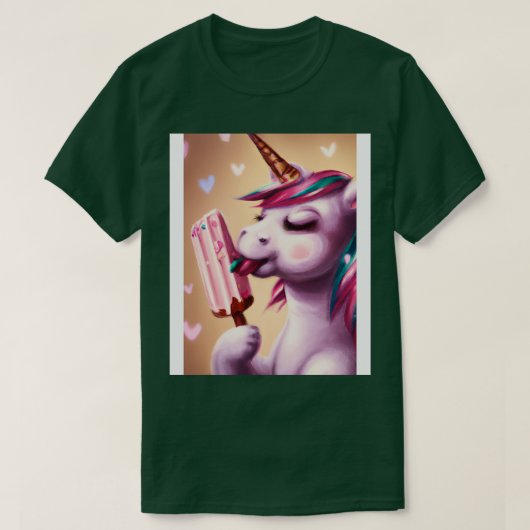 Ice Cream Eenhoorn 1 T-shirt (Design voorkant)