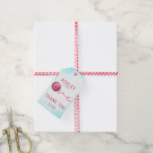 Ice Cream Eerste Verjaardag Dank u Cadeaulabel (Met Touw)