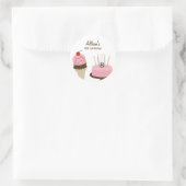 Ice Cream en Cake Favor Sticker of Envelope Seal (Tas)