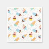 Ice Cream en Confetti Servet (Voorkant)