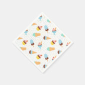 Ice Cream en Confetti Servet (Hoek)