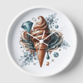 Ice Cream en Diamonds Grote Klok (Voorkant)