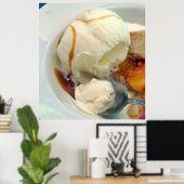 Ice Cream en Peach Cobbler Poster (Thuiskantoor)