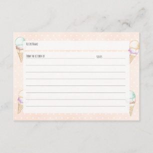 Ice Cream en Polka Dots Recept Kaart