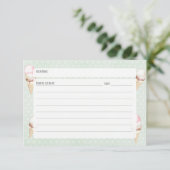 Ice Cream en Polka Dots Recept Kaart (Staand voorkant)