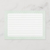 Ice Cream en Polka Dots Recept Kaart (Achterkant)