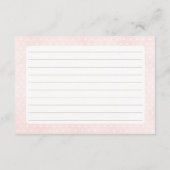 Ice Cream en Polka Dots Roze Recept Kaart (Achterkant)