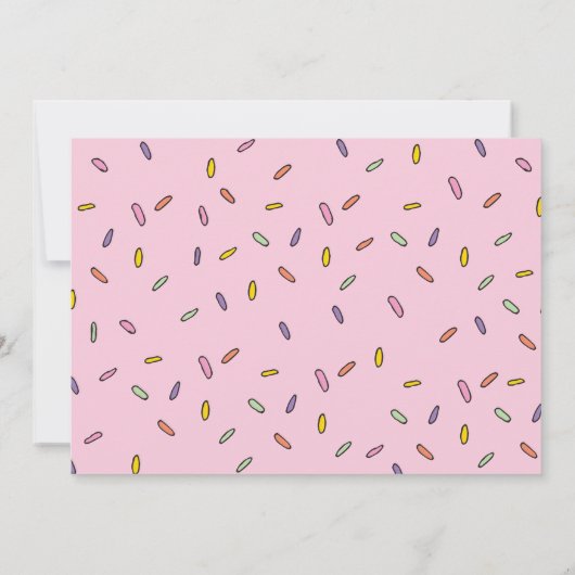 Ice Cream Event Celebration Bewerkbare Ice Cream S Kaart (Achterkant)