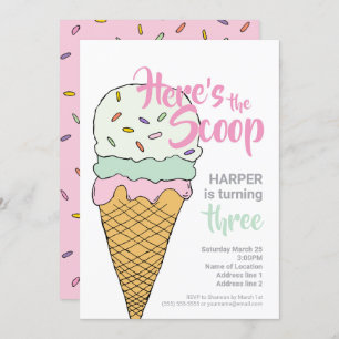 Ice Cream Event Celebration Ice Cream the Social Kaart