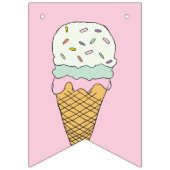 Ice Cream Event Celebration Ice Cream the Social Vlaggetjes (Eerste vlag)