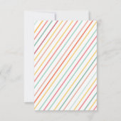 Ice Cream Extravaganza Verjaardagsfeest Dank u Kaart (Achterkant)