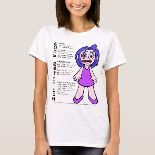 Ice Cream Face T-shirt (Voorkant)