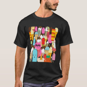Ice Cream fantasy Ice Cream Cones Foodies Draag t T-shirt