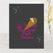 ICE CREAM FANTASY KAART (Gele Bloem)