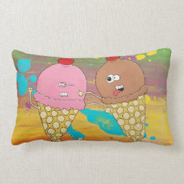 Ice Cream Fight Pillow Kussen