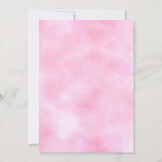 Ice Cream First Birthday Party Kaart (Achterkant)