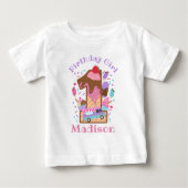 Ice Cream First Birthday shirt popcicles (Voorkant)