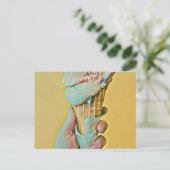 Ice cream flavor briefkaart (Staand voorkant)