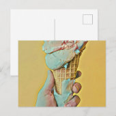 Ice cream flavor briefkaart (Voorkant / Achterkant)