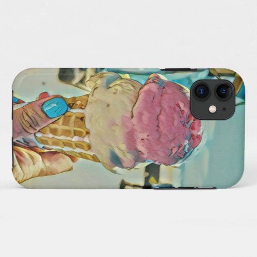 Ice cream flavor Case-Mate iPhone case (Achterkant (horizontaal))