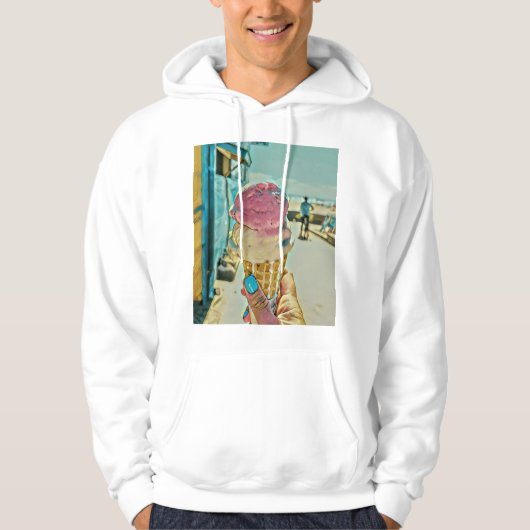Ice cream flavor hoodie (Voorkant)