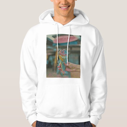 Ice cream flavor hoodie (Voorkant)