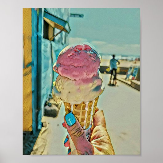 Ice cream flavor poster (Voorkant)